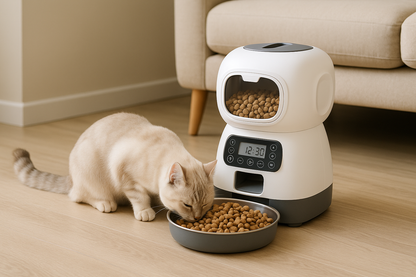 RutiPet – El dispensador automático que cuida la salud de tu mascota por ti, sin apps, sin enredos, solo amor y precisión.